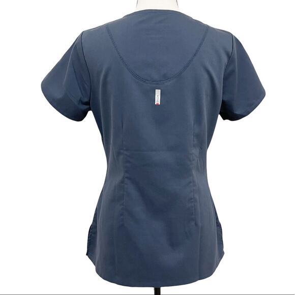 Grey’s Anatomy by Barco Active 4 Pocket V-Neck Scrub Uniform Top Women Size S - Picture 2 of 11